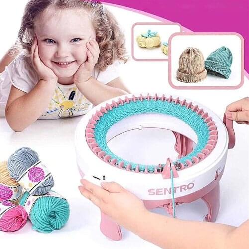 48-needle Large DIY Hand Knitting Machine Cylinder Wool Loom Lazy Artifact for Adult Children Hats and Socks Hand Artifact