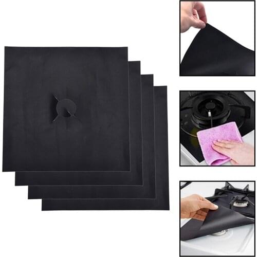 Reusable Gas Range Protectors Cover Mat Kitchen Non-stick Oil Proof Supplies