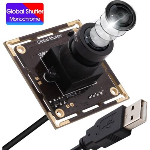 Global Shutter Monochrome Camera Module Aptina AR0144 MJPEG 60fps 720P USB Camera Module for Windows Linux Raspberry Pi Android
