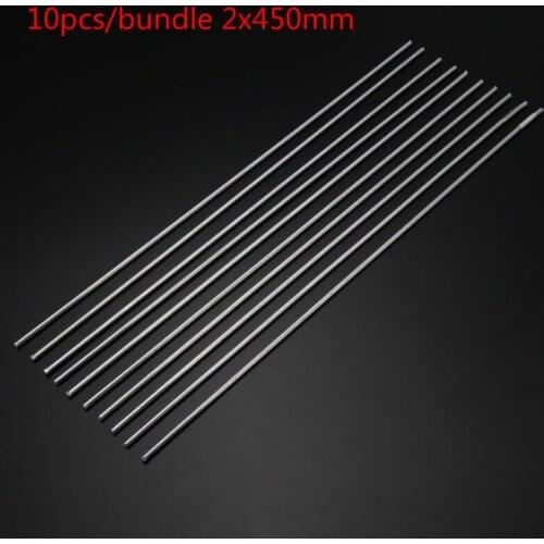 10pcs/bundle 2x450mm aluminum alloy electrode low temperature welding brazing electrode, used for all parts