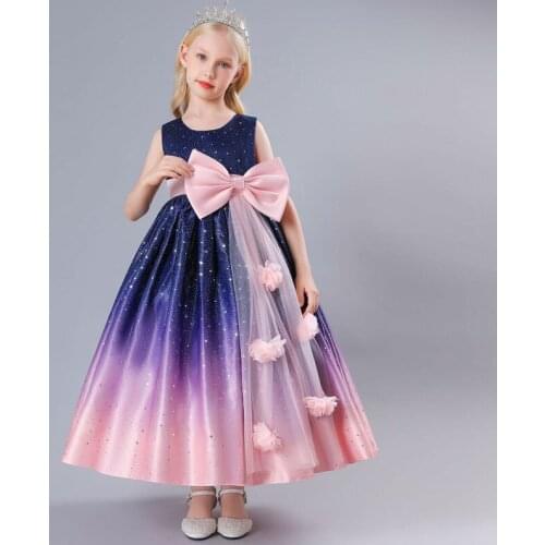 Bridesmaid Girl Party Dress for Girls Wedding Dress Kids Dresses Carnival ball Children Clothing Princess Dress Vestido 10 12 Y
