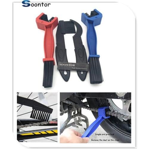 Motorcycle bike Chain Gear Dirt Remover Scrubber Cleaner Brush Tools For HONDA XR230 MOTARD XR250 MOTARD CRM250R AR