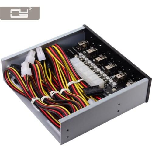 CY 6 Hard Disk Control System Intelligent Control Management System HDD SSD Power Switch with 5.25 CD-ROM Bay