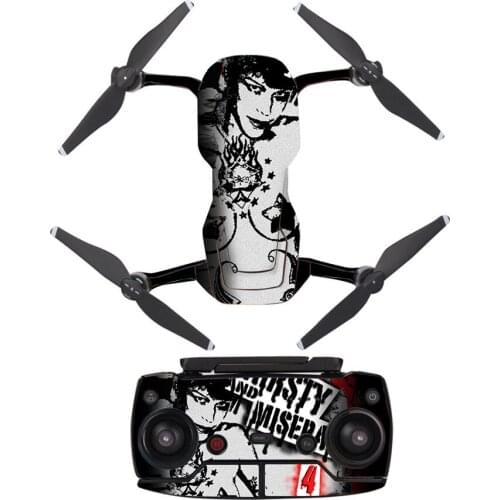Cool Men Style Decal Skin Sticker For DJI Mavic Air Drone + Remote Controller + 3 Batteries Protection Film Cover A0166