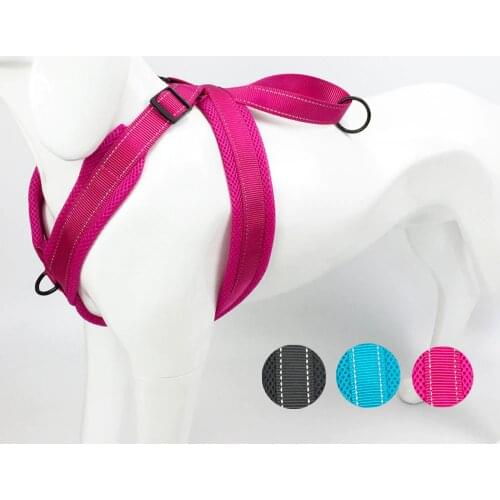 No-pull Reflective Dog Harness For Medium Large Dog Mesh Breathable Dog Chest Strap Outdoor Dog Walking Safety Vest Harness