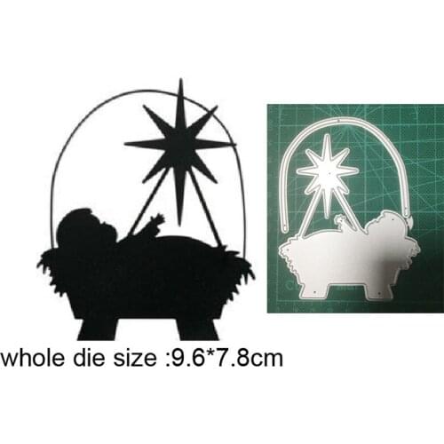 New metal cutting dies cut die mold Nativity Baby Polaris decoration Scrapbook paper craft knife mould blade punch stencils dies