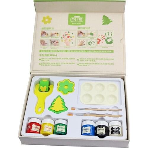 Creative Finger Pigment 35ML Painting 6 Colors Pigment Washable DIY Graffiti Paint Safe Non-toxic Mild Delicate Educational Toy