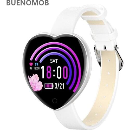 BUENOMOB 2020 Smart Watch Women Waterproof Lovely Bracelet Heart Rate Monitor Sleep Monitoring Fitness Bracelet Smartwatch