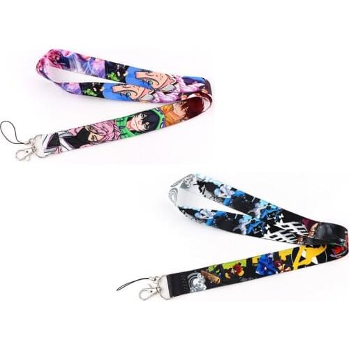 10pcs/lot J2809 Cartoon Keychain Accessories Infinite Skateboard Mobile Phone ID Badge Holder Keys Straps Neck Lanyard Camera