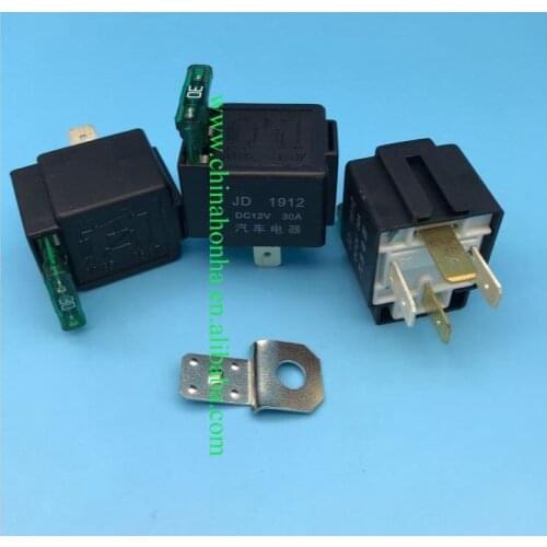 12V 30/40 A Amp 4 Pin 4P Relay Automotive Harness Car Automation Fuse Relays Socket --M25