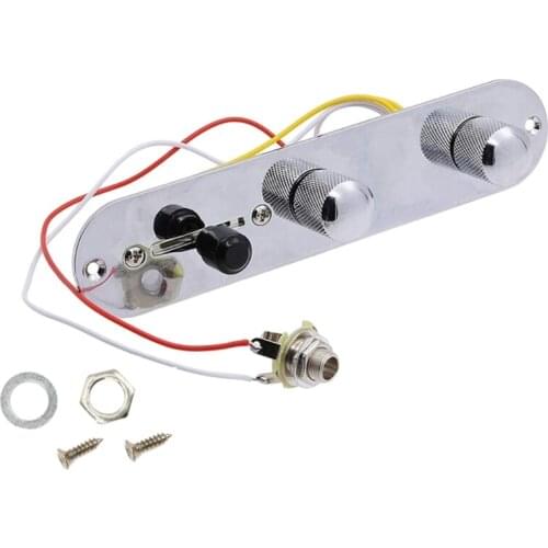 69HD 3 Way Wired Loaded Prewired Control Plate Harness Switch Knobs for TL Telecaster