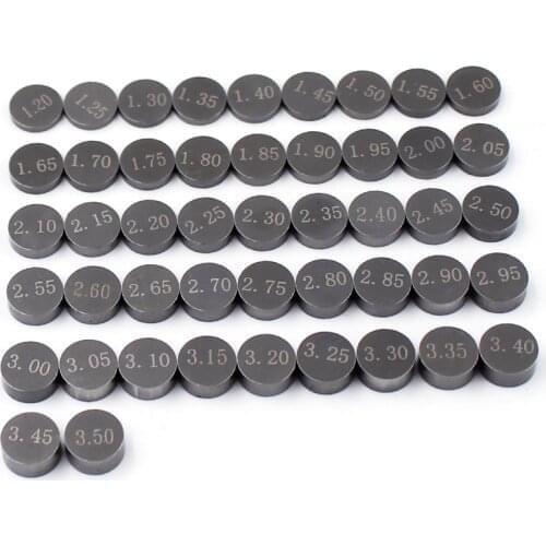 46pcs / 47pcs / 141pcs Adjustable Valve Shim 7.48mm Refill Kit For Suzuki GSF1250S GSF1250SA Bandit ABS DL650 DL650A V-Strom ABS