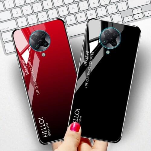 Tempered Glass Case For Xiaomi Poco F2 Pro Cases Luxury Bumper on Xiaomi Mi 10 Ultra Note 10 Lite Pocophone F1 Redmi 10X Covers