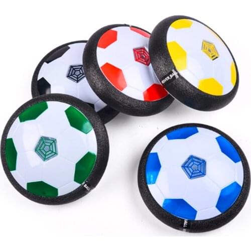 Electric Suspension Soccer LED Air Cushion Football Light Up Funny Indoor Parent-child interaction Play Game Toy For Kids Gift