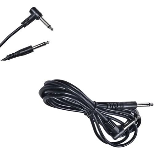 Guitar AMP Cable 3m Electric Patch Cord Guitar Amplifier Amp Guitar Cable With 2 Plugs Black hot sale