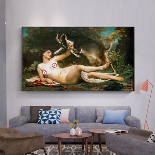 William Adolphe Bouguereau Old Famous Master Artist Biblis Canvas Painting Poster and Print for Living Room Decor Wall Art