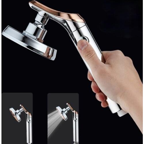 Rain Shower Head Handheld Set Anion High Pressure Bathroom Rainfall Gadgets Water Saving Showerhead With ON/OFF Bathroom H006