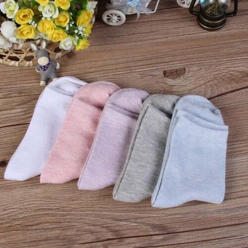 20Pairs Womens Socks High Quality Classic Solid Design Ladies Soft Warm Socks