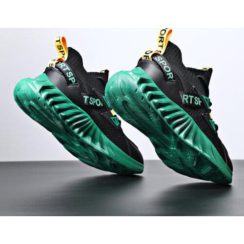 New 2021 Men Basketball Shoes Breathable Jogging Outdoor Sports Gym Training Athletic High Top Basketball Sneakers Men Size 46