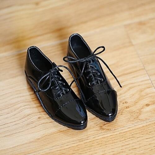 NEW BJD doll Shoes Leather shoes Handsome Brown / Black Winklepickers For Bjd Uncle Hid SSDF Doll Shoes