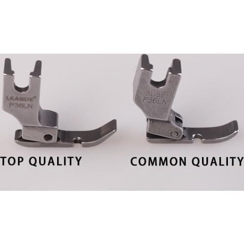 Industrial sewing machine flatcar about unilateral presser foot steel-sided zipper foot P36LN / P36N presser