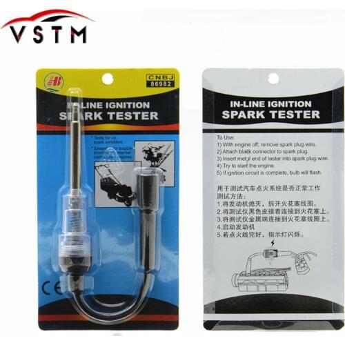 Hand Spark Plug Tester Ignition Tester Tool Diagnostic Van Car Bike Equipment Engine Ignition System