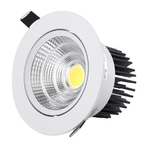 Dimmable Led downlight light COB Ceiling Spot Light 3w 5w 7w 9w 12W 15W ceiling recessed Lights Indoor Lighting AC110V-220V