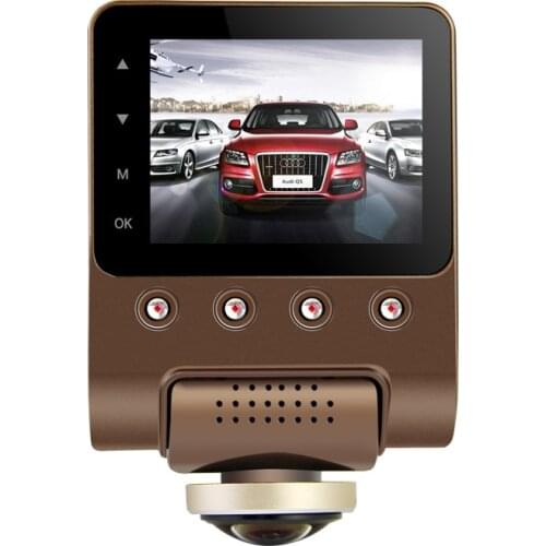 UNCOM DVR Dash Cam single lens 360 degree panoramic driving recorder hidden HD night vision parking surveillance video WiFi