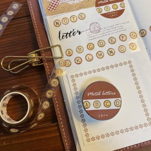 Vintage Typewriter Letter Tape DIY Scrapbooking Junk Journal Base Collage Mobile Phone Diary Album Gift Decoration