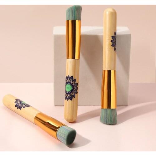 1PCS Oblique Head Foundation brush Powder Concealer Liquid Foundation Face Makeup Brushes Tools make up Beauty Cosmetics Tool