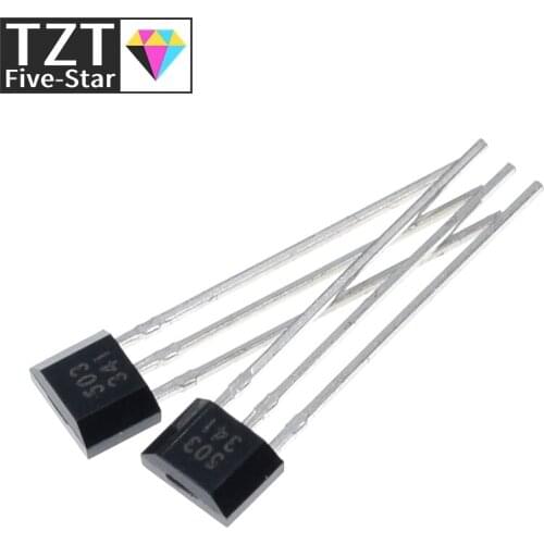 10pcs AH3503 TO-92 3503 TO-92UA UGN3503UA TO92 UGN3503 Casing Linear Hall Effect Sensor Hall Sensor Motor