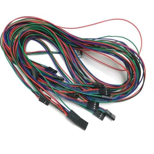 10pcs 4P female to female Dupont Cable 70cm jumper wire for 3D printer