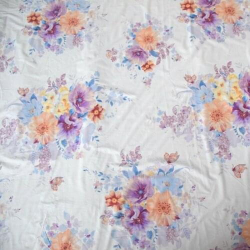 2018 Wholesale latest design customize pattern printing 100% cotton twill fabric