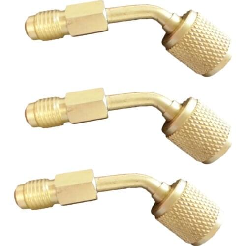 3pcs Split Ductless Vacuum Port R410A Air-controlling Adapter Convert Ductless System