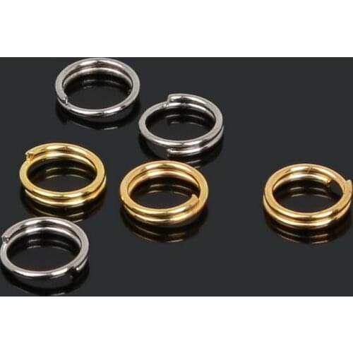 6mm 660pcs Loops Open Jump Rings Jewelry Findings Making for DIY Necklace Tassel Hook Connector Bag Charm Clasp Double Layer