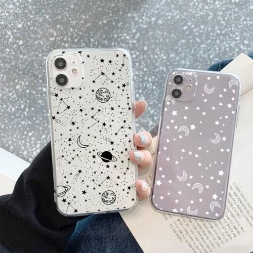 Hot Ins Space Planet Phone Case For Samsung Galaxy S21 S20 FE Note 20 Ultra 10 9 8 S10 S10e S9 S8 Lite Plus Pro 2020 Soft Covers