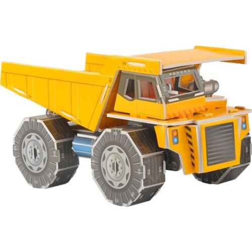 D521 Free shipping 2014 hot new intelligence jigsaw puzzle 3 d forklift diy car stereo