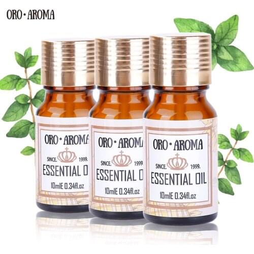 Famous brand oroaroma Orange Violet Clove Essential Oils Pack For Aromatherapy, Massage,Spa, Bath 10ml*3
