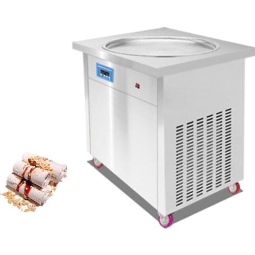 MK-PF1RMost Popular Single Pan Thailand fried ice cream machine/fried ice cream maker roll machine CFR BY SEA
