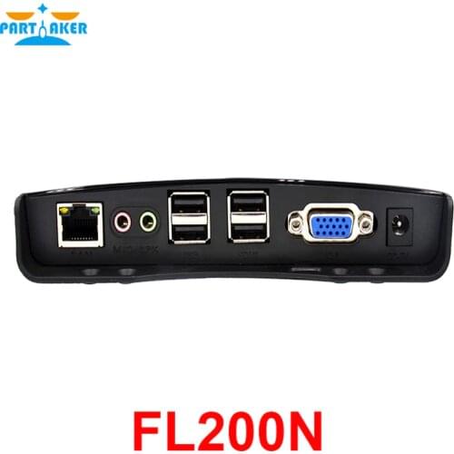 Partaker Thin Client FL200N Remote RDP 8.1 Remote FX Terminal Rendering VDClass ARM A53 Quad core 2.0GHz 512M RAM 4G Flash