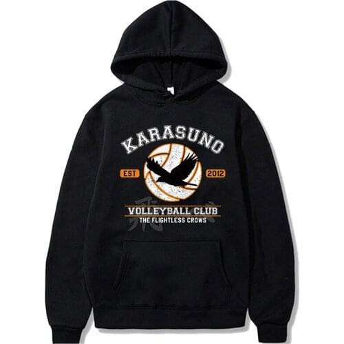 Haikyuu Karasuno Graphic Hoodies Anime Hoodie Tracksuit Men Women Oversized Sweatshirts Japanese Streetwear Harajuku Pullover