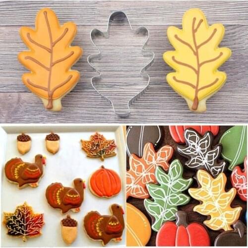 50LB Pastry Tools Pressable 3D Metal Easter Theme Pumpkin Shape Press Baking Utensils Food-Grade Stainless Steel Non-Stick