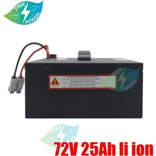 72v 25ah lithium ion battery BMS 20s 18650 li-ion batetry pack for 72v 2000w 1500w e bike motorbike solar system+5A Charger