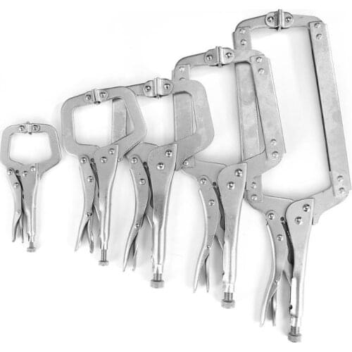 Multifunctional C-Type Vigorous Forceps Round Mouth Round Mouth Shaped Clamp Pliers Flat Mouth Flat Head Fast Clamp Fixed Clamp