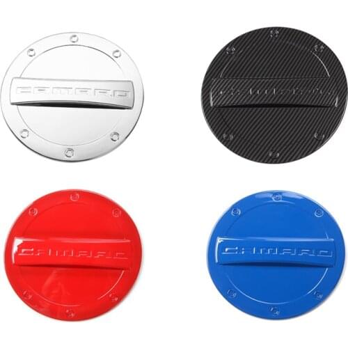 MOPAI ABS Car Exterior Gas Fuel Tank Cap Cover Decoration Protect Stickers for Chevrolet Camaro 2017 Up Car Accessories Styling