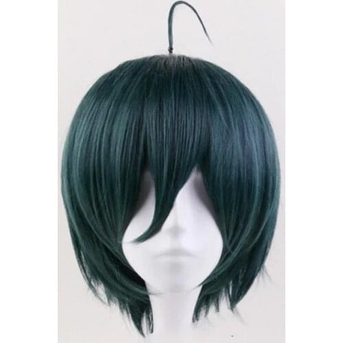 Anime Danganronpa V3 Killing Harmony Saihara Shuichi Wig Dangan Ronpa Heat Resistant Hair Wigs + Wig Cap