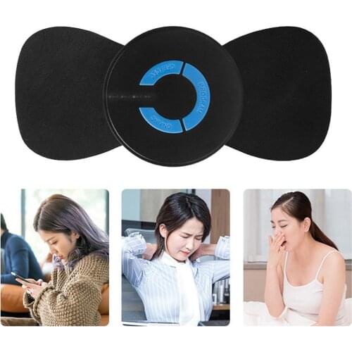 Portable Neck Massager Mini Electric Convenient Intelligent Stickers Relief Massage Massager Muscle Pain Cervical Meridian U2W9