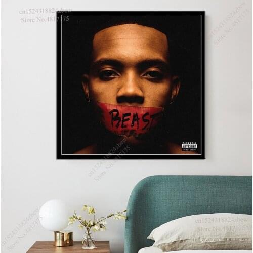 G Herbo Poster Rapper Singer Music Album Humble Beast Pistol P Project PTSD Canvas Painting Wall Art Poster and Print Home Decor