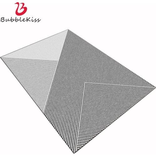 Bubble Kiss Grey Carpet Modern Living Room Floor Mat Geometric Line Carpet Home Bedroom Decor Rug Soft Study Room Floor Mat Rug