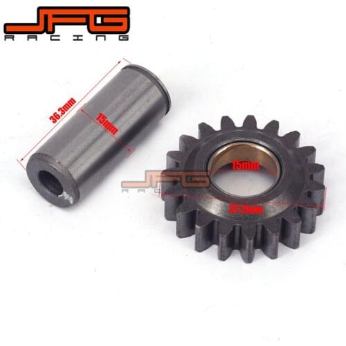 Motorcycle Starter Starting Dual Gears + Variable Gear Shaft For NC250 250CC Kayo T6 K6 J5 XZ250R Dirt Bike Engine Parts